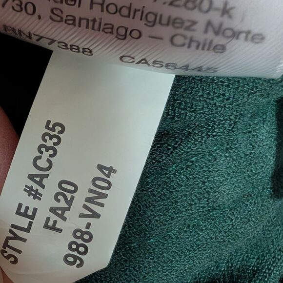 J. Crew Vintage straight corduroy pant dark green zip high rise stretch 31P - Picture 10 of 11